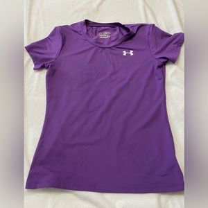 UnderArmour Girls Fitted Heat Gear YL Shirt